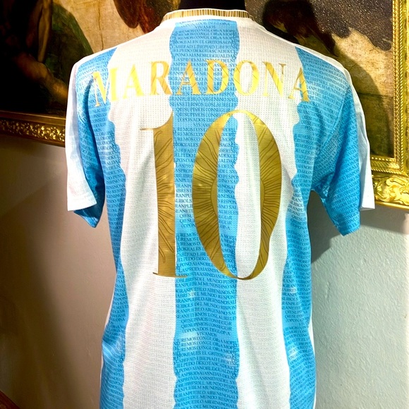 Adidas Argentina Maradona Rare Jersey Homage World Cup NWT🇦🇷⚽️🏆 - Picture 10 of 15